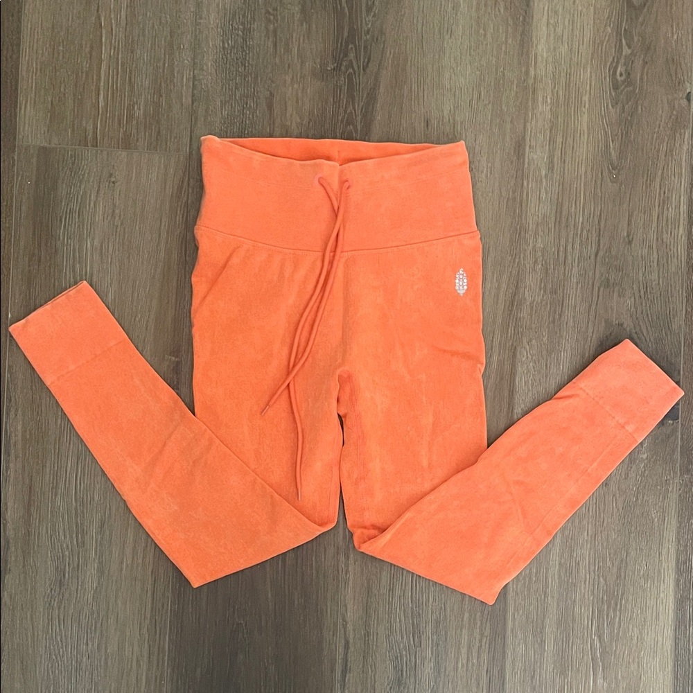 Free People Movement Orange Leggings